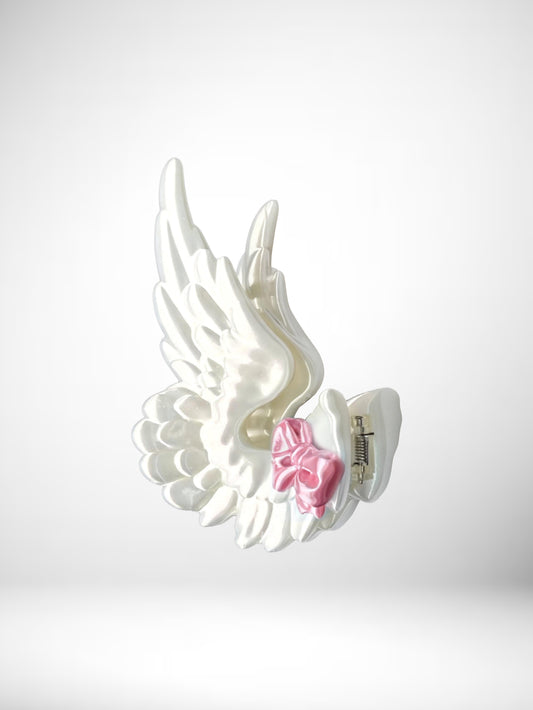 ZhuJi Artisan Collection: Dreamy Angel Wing Hair Claw-3D Printed Claw Clip with Flexible material