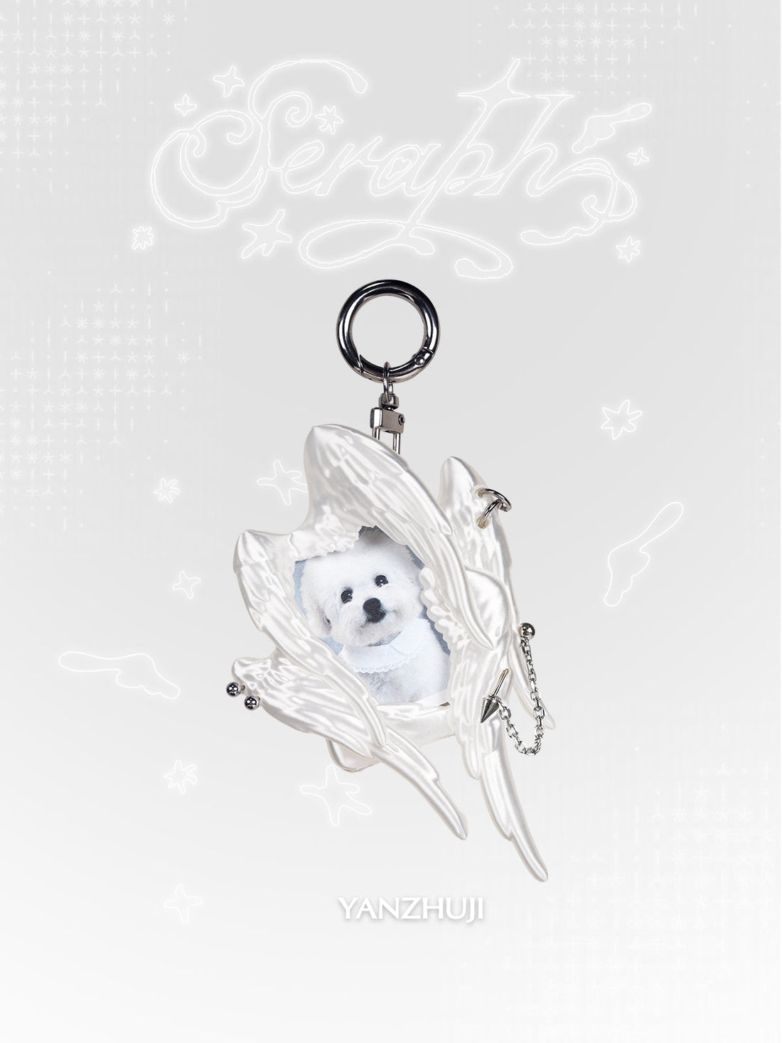 YANZHUJI Seraph six-winged mini card sleeve for 2-inch cards