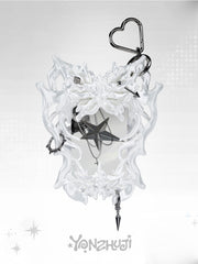 YANZHUJI | Liquid Bone Butterfly Punk Niche 3D Printed Photo Card Holder for 3/3.5-Inch Cards Protection, Original Design Accessory, Stan Gumi, K-Pop & Anime Card Sleeve
