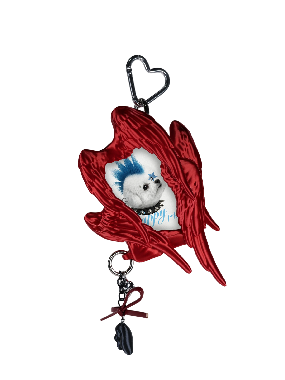 YANZHUJI | Seraph (6 Winged Angel) 3D Printed Photo Card Holder for 3/3.5 Inch Cards, Original Design, Stan Gumi, K Pop & Anime Card Sleeve with Unique 6 Wings Angel