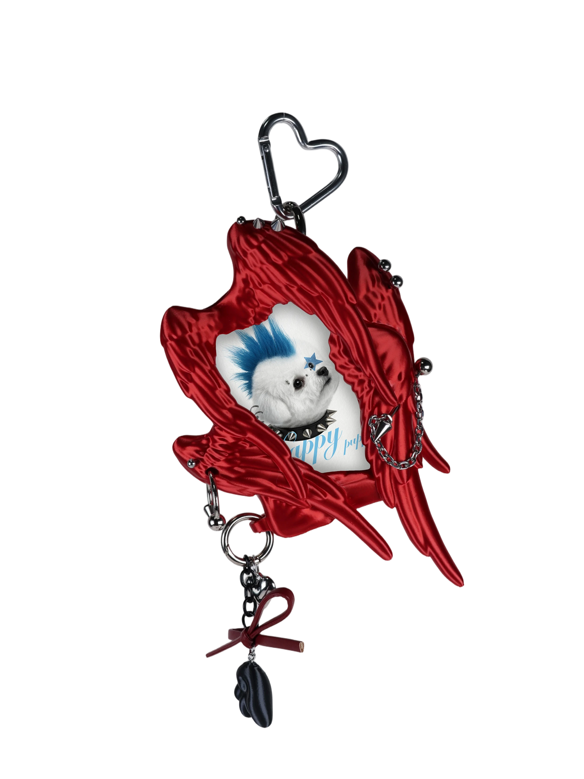 YANZHUJI | Seraph (6 Winged Angel) 3D Printed Photo Card Holder for 3/3.5 Inch Cards, Original Design, Stan Gumi, K Pop & Anime Card Sleeve with Unique 6 Wings Angel