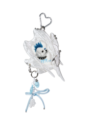 YANZHUJI | Seraph (6 Winged Angel) 3D Printed Photo Card Holder for 3/3.5 Inch Cards, Original Design, Stan Gumi, K Pop & Anime Card Sleeve with Unique 6 Wings Angel