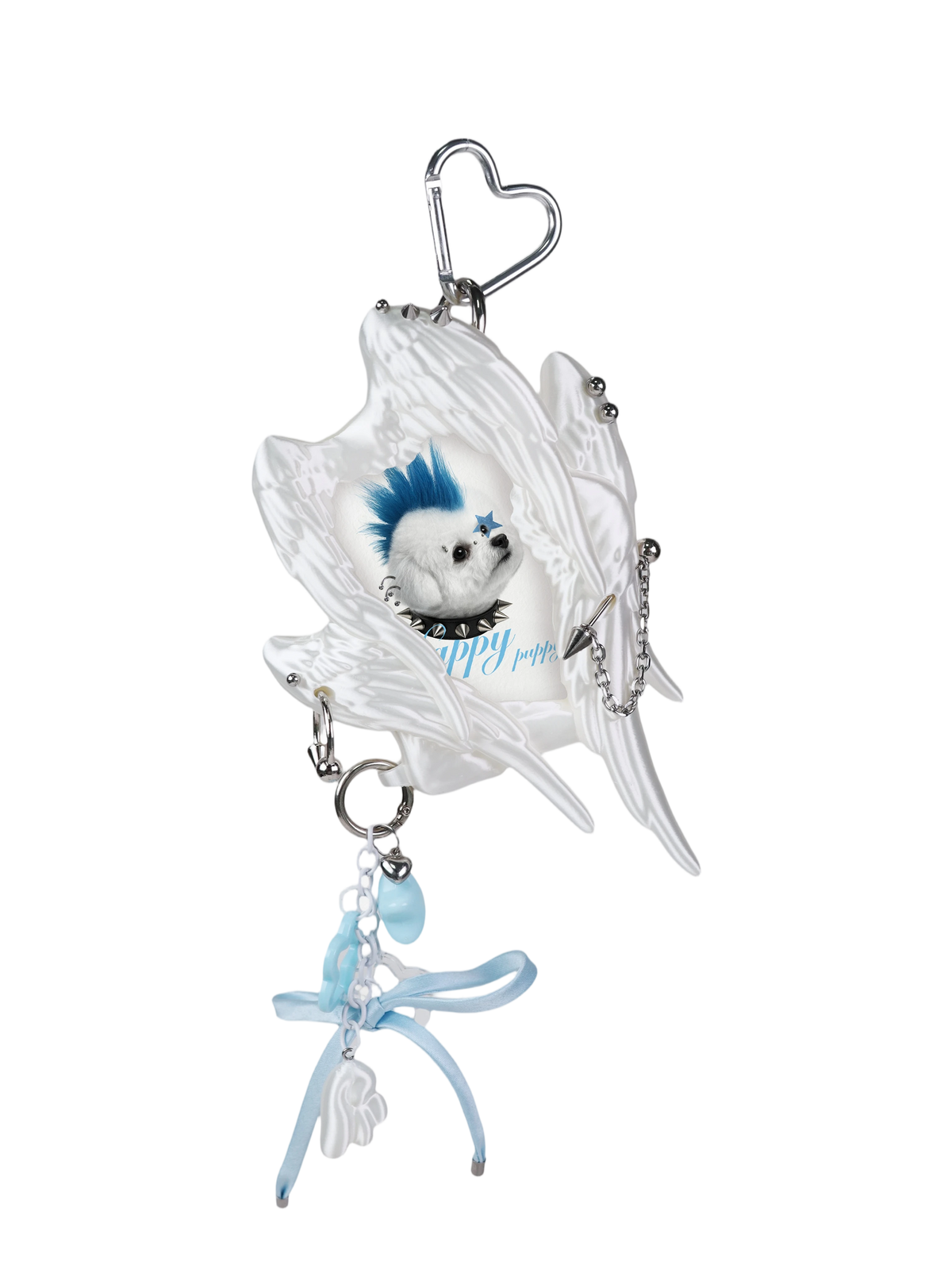 YANZHUJI | Seraph (6 Winged Angel) 3D Printed Photo Card Holder for 3/3.5 Inch Cards, Original Design, Stan Gumi, K Pop & Anime Card Sleeve with Unique 6 Wings Angel