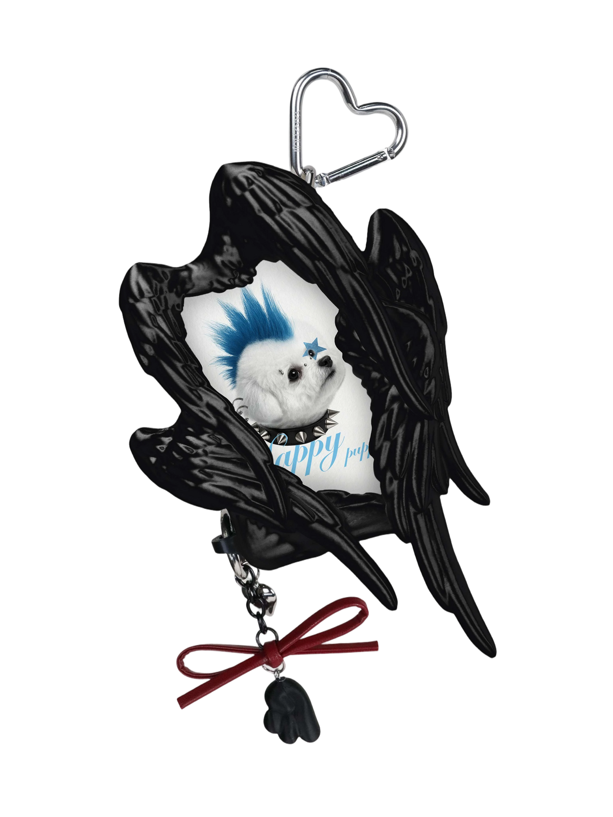 YANZHUJI | Seraph (6 Winged Angel) 3D Printed Photo Card Holder for 3/3.5 Inch Cards, Original Design, Stan Gumi, K Pop & Anime Card Sleeve with Unique 6 Wings Angel