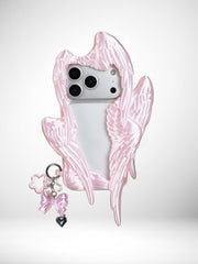 YANZHUJI | Seraph 6-Winged Angel 3D-Printed Flexible Shockproof Aesthetic Phone Case for iPhone Series, Protective Shell, Mobile Phone Accessory