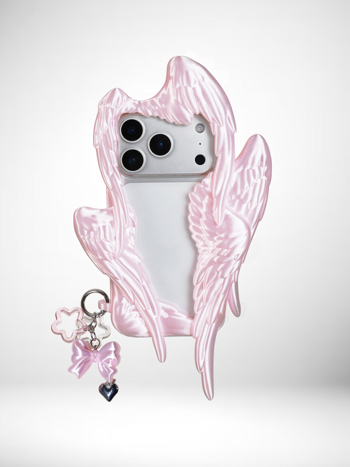 YANZHUJI | Seraph 6-Winged Angel 3D-Printed Flexible Shockproof Aesthetic Phone Case for iPhone Series, Protective Shell, Mobile Phone Accessory