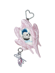 YANZHUJI | Seraph (6 Winged Angel) 3D Printed Photo Card Holder for 3/3.5 Inch Cards, Original Design, Stan Gumi, K Pop & Anime Card Sleeve with Unique 6 Wings Angel