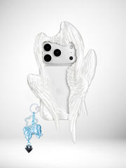 YANZHUJI | Seraph 6-Winged Angel 3D-Printed Flexible Shockproof Aesthetic Phone Case for iPhone Series, Protective Shell, Mobile Phone Accessory