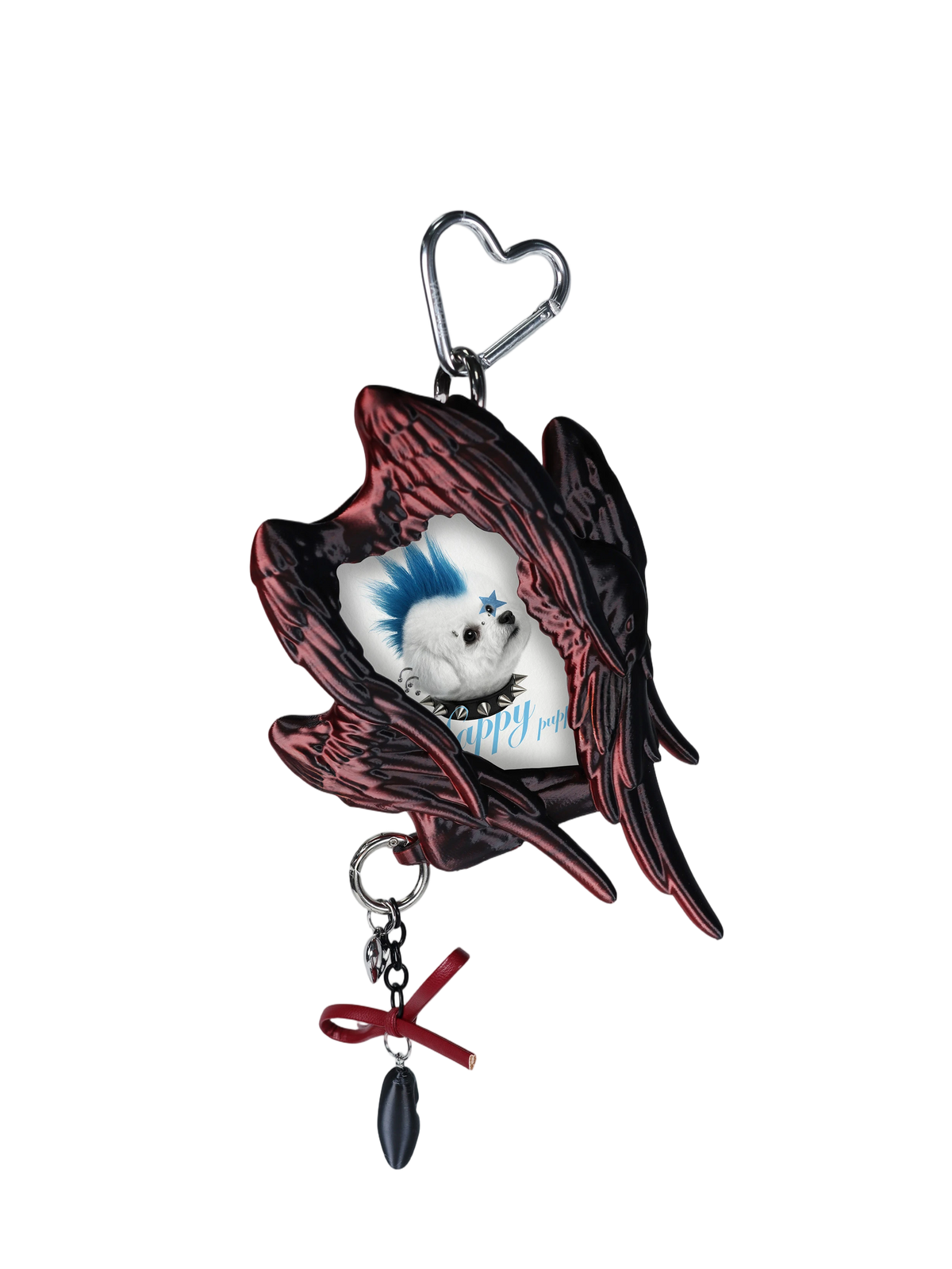 YANZHUJI | Seraph (6 Winged Angel) 3D Printed Photo Card Holder for 3/3.5 Inch Cards, Original Design, Stan Gumi, K Pop & Anime Card Sleeve with Unique 6 Wings Angel