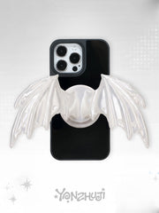 YANZHUJI | Devil Wings 3D-Printed MagSafe Mobile Phone Stand - Silk TPU Flexible Silicone Accessory, MagSafe Base Multi-Angle Mag Grip Phone Holder & Mount, Accessories, Magnetic