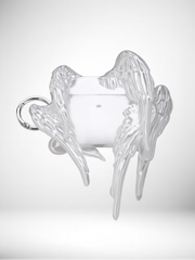YANZHUJI | Seraph (6-Winged Angel) 3D-Printed Flexible Case for AirPods, Original Design