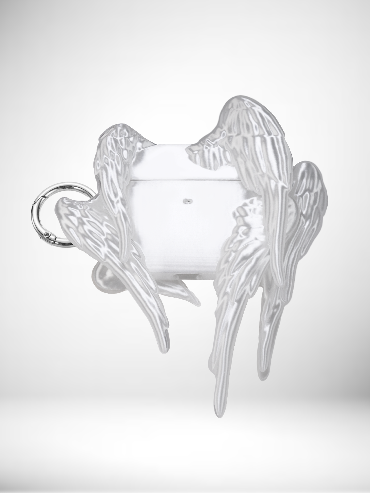 YANZHUJI | Seraph (6-Winged Angel) 3D-Printed Flexible Case for AirPods, Original Design