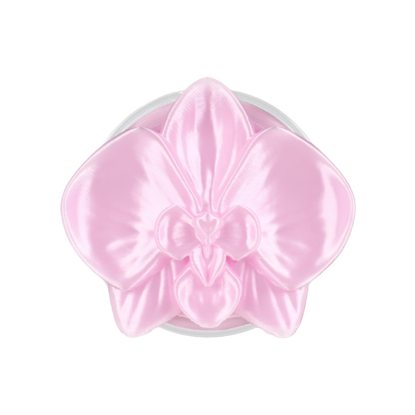 ZhuJi Artisan Collection: Ethereal MagSafe 3D-Printed Orchid Phone Stand - Custom Magnetic Mount with Phalaenopsis Art