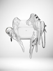 YANZHUJI | Seraph (6-Winged Angel) 3D-Printed Flexible Case for AirPods, Original Design
