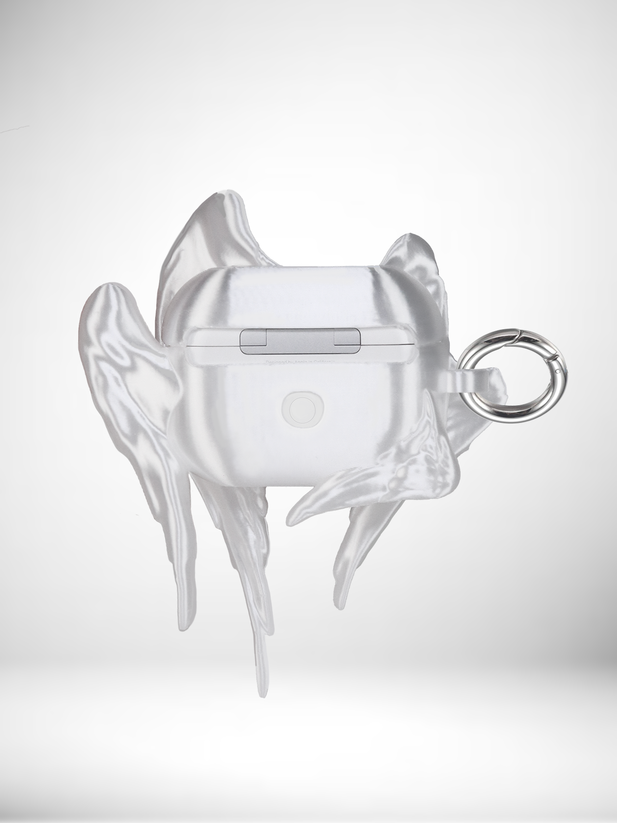 YANZHUJI | Seraph (6-Winged Angel) 3D-Printed Flexible Case for AirPods, Original Design