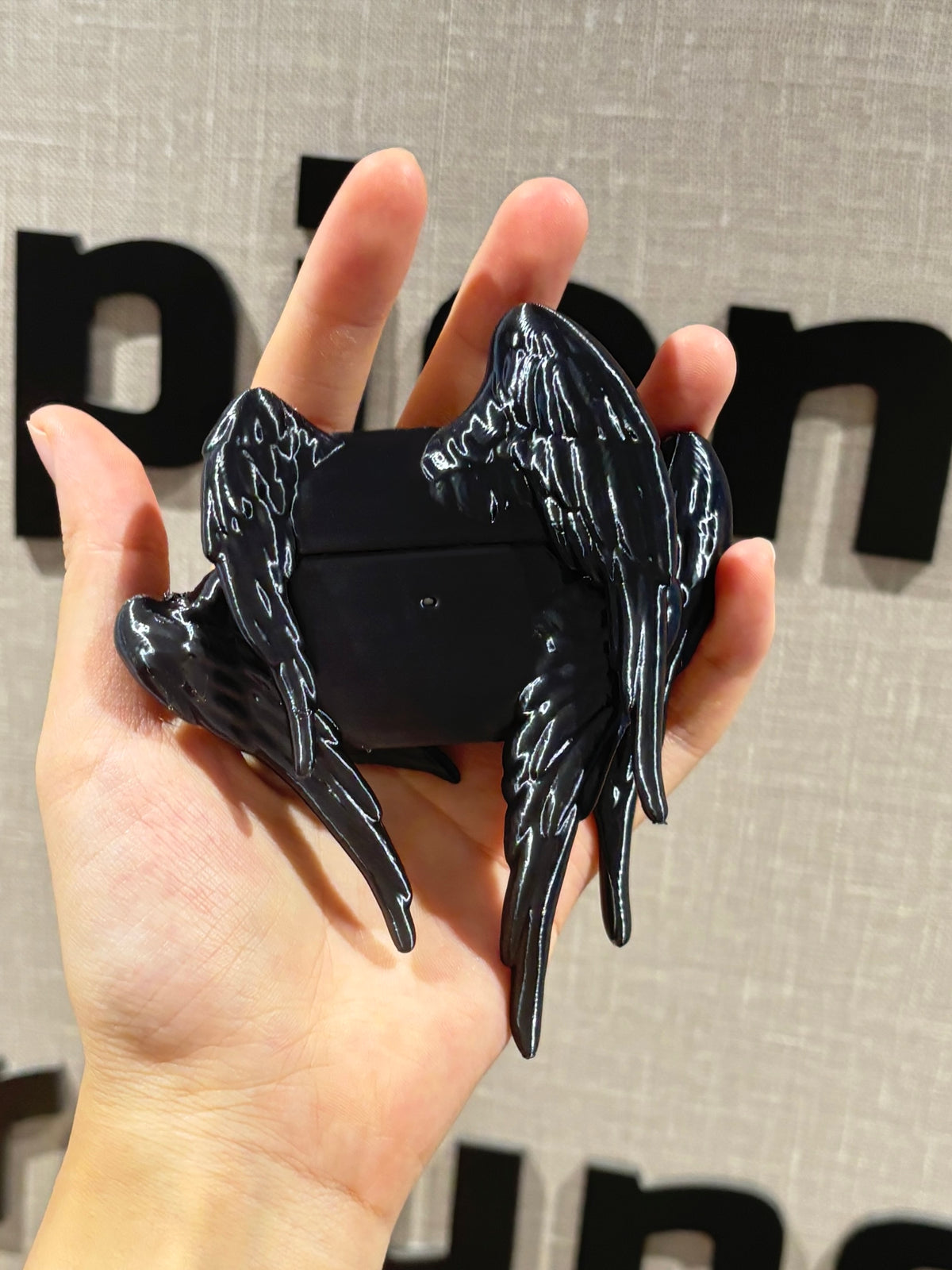 YANZHUJI | Seraph (6-Winged Angel) 3D-Printed Flexible Case for AirPods, Original Design