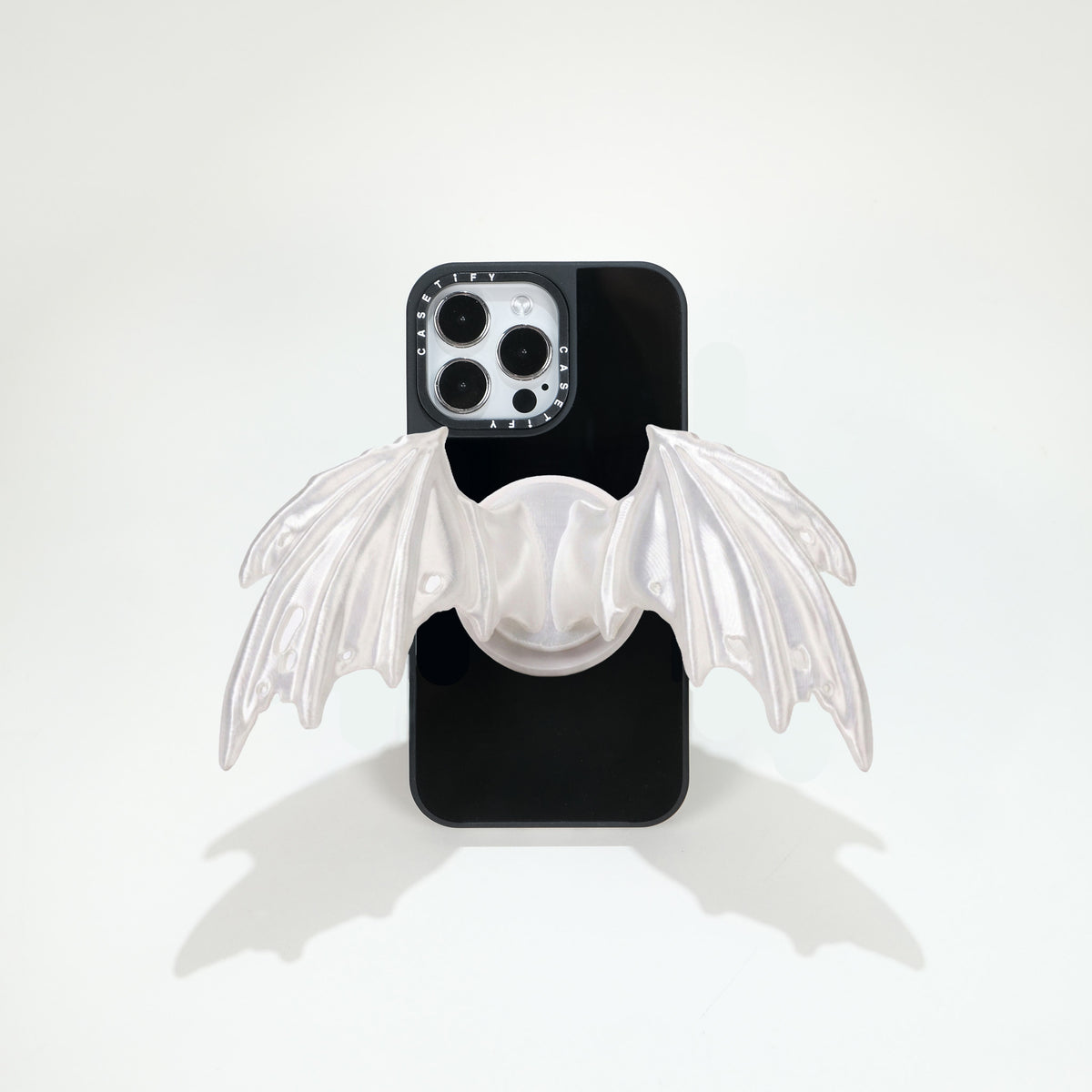 YANZHUJI | Devil Wings 3D-Printed MagSafe Mobile Phone Stand - Silk TPU Flexible Silicone Accessory, MagSafe Base Multi-Angle Mag Grip Phone Holder & Mount, Accessories, Magnetic