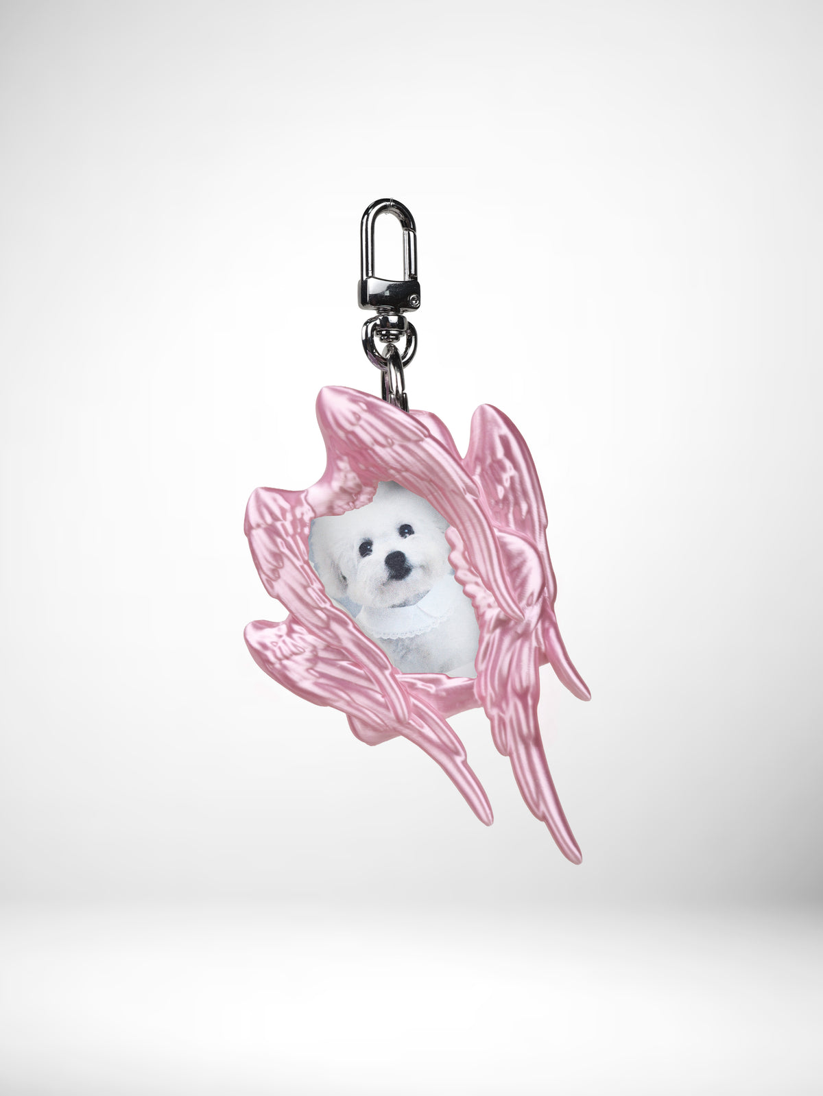 YANZHUJI | MINI Seraph (6-Winged Angel) 3D-Printed Photo Card Holder for 2-Inch Cards, Original Design, Stan Gumi, K-Pop & Anime Card Sleeve with Unique 6 Wings Angel