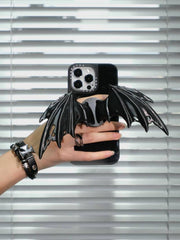 YANZHUJI | Devil Wings 3D-Printed MagSafe Mobile Phone Stand - Silk TPU Flexible Silicone Accessory, MagSafe Base Multi-Angle Mag Grip Phone Holder & Mount, Accessories, Magnetic