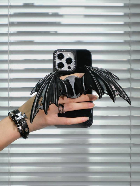 ZhuJi Artisan Collection: Devil Winged MagSafe Photogenic Stand - 3D-Printed Magnetic Phone Mount