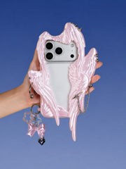YANZHUJI | Seraph 6-Winged Angel 3D-Printed Flexible Shockproof Aesthetic Phone Case for iPhone Series, Protective Shell, Mobile Phone Accessory