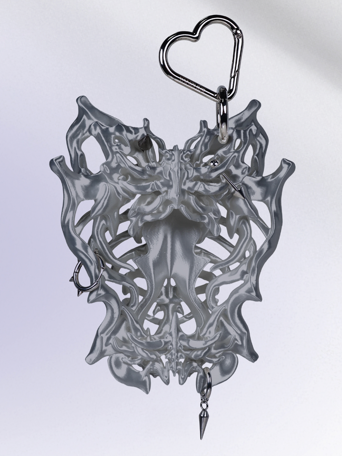 YANZHUJI | Liquid Bone Butterfly Punk Niche 3D Printed Photo Card Holder for 3/3.5-Inch Cards Protection, Original Design Accessory, Stan Gumi, K-Pop & Anime Card Sleeve