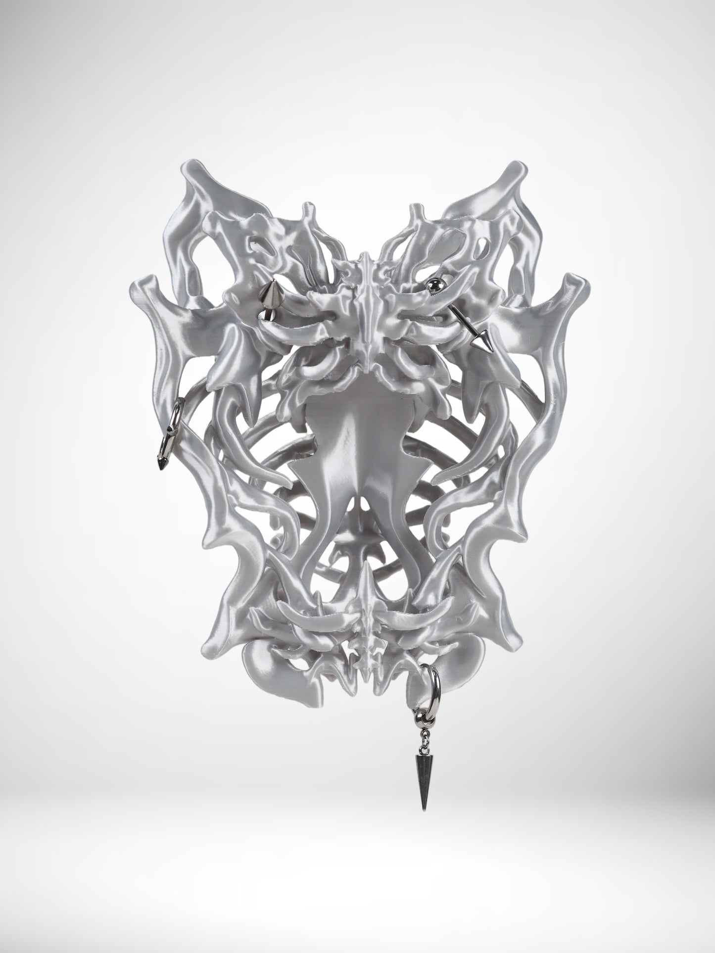 YANZHUJI: Liquid Bone Butterfly 3D Printed Punk Design Card Sleeve for 3/3.5-inches Card