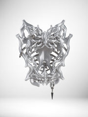 YANZHUJI | Liquid Bone Butterfly Punk Niche 3D Printed Photo Card Holder for 3/3.5-Inch Cards Protection, Original Design Accessory, Stan Gumi, K-Pop & Anime Card Sleeve