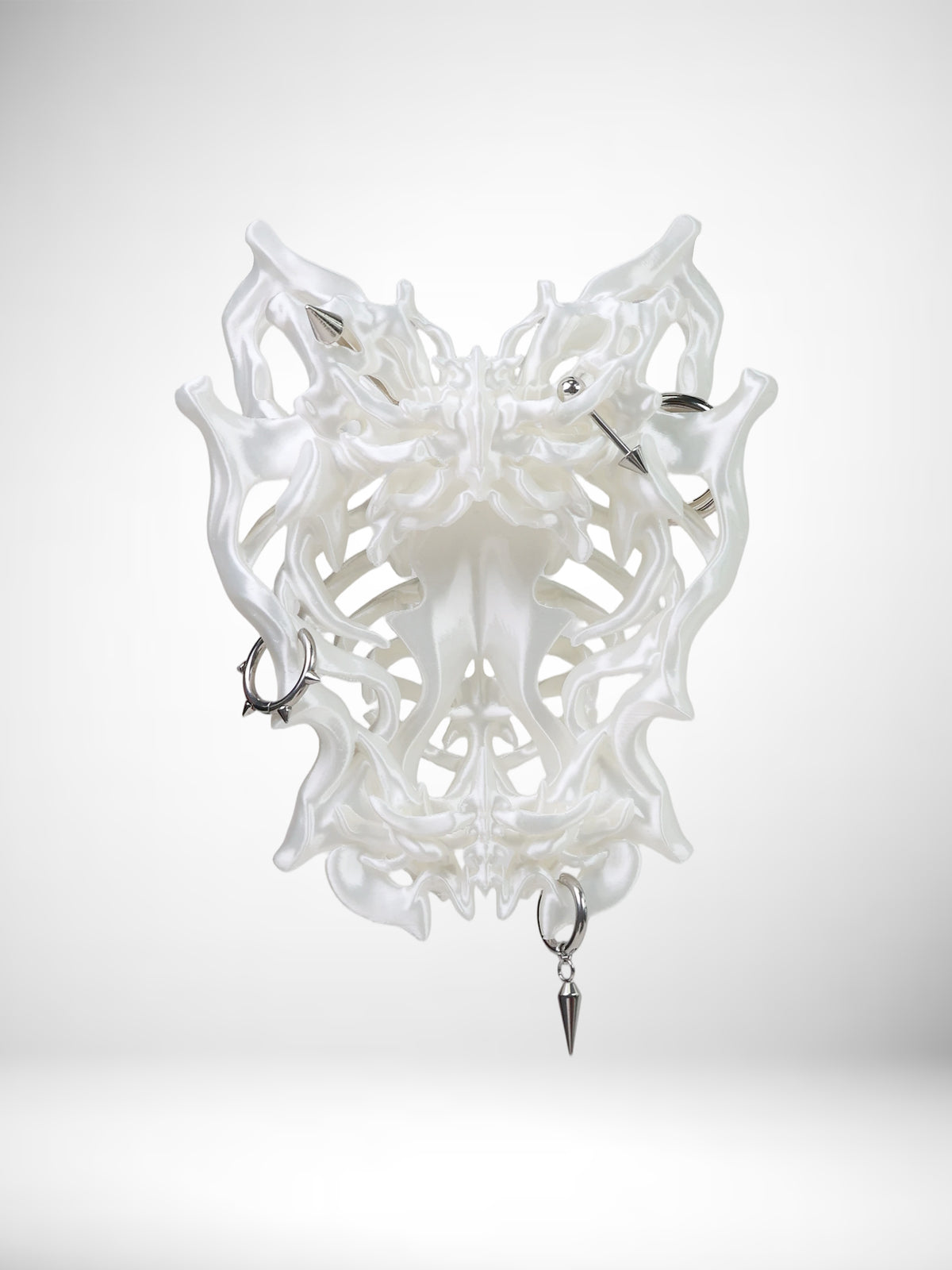 YANZHUJI | Liquid Bone Butterfly Punk Niche 3D Printed Photo Card Holder for 3/3.5-Inch Cards Protection, Original Design Accessory, Stan Gumi, K-Pop & Anime Card Sleeve
