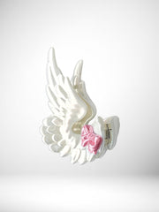 YANZHUJI | Fairy Theme Angel Wings 3D Printed Claw Clip, Flexible TPU Bendable Hair Claw, Cute Fashion Hair Accessory for Girls, Bendable Hair Claws