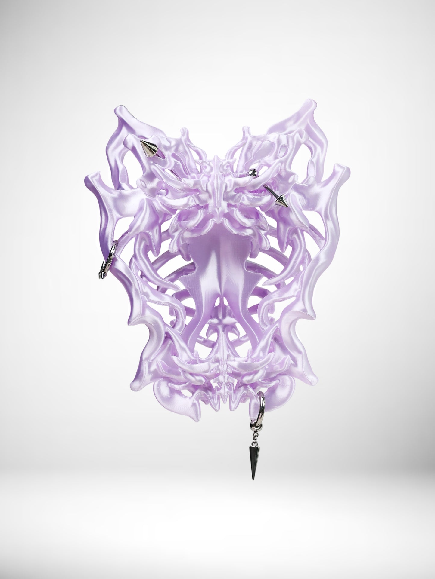 YANZHUJI: Liquid Bone Butterfly 3D Printed Punk Design Card Sleeve for 3/3.5-inches Card