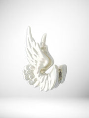 YANZHUJI | Fairy Theme Angel Wings 3D Printed Claw Clip, Flexible TPU Bendable Hair Claw, Cute Fashion Hair Accessory for Girls, Bendable Hair Claws