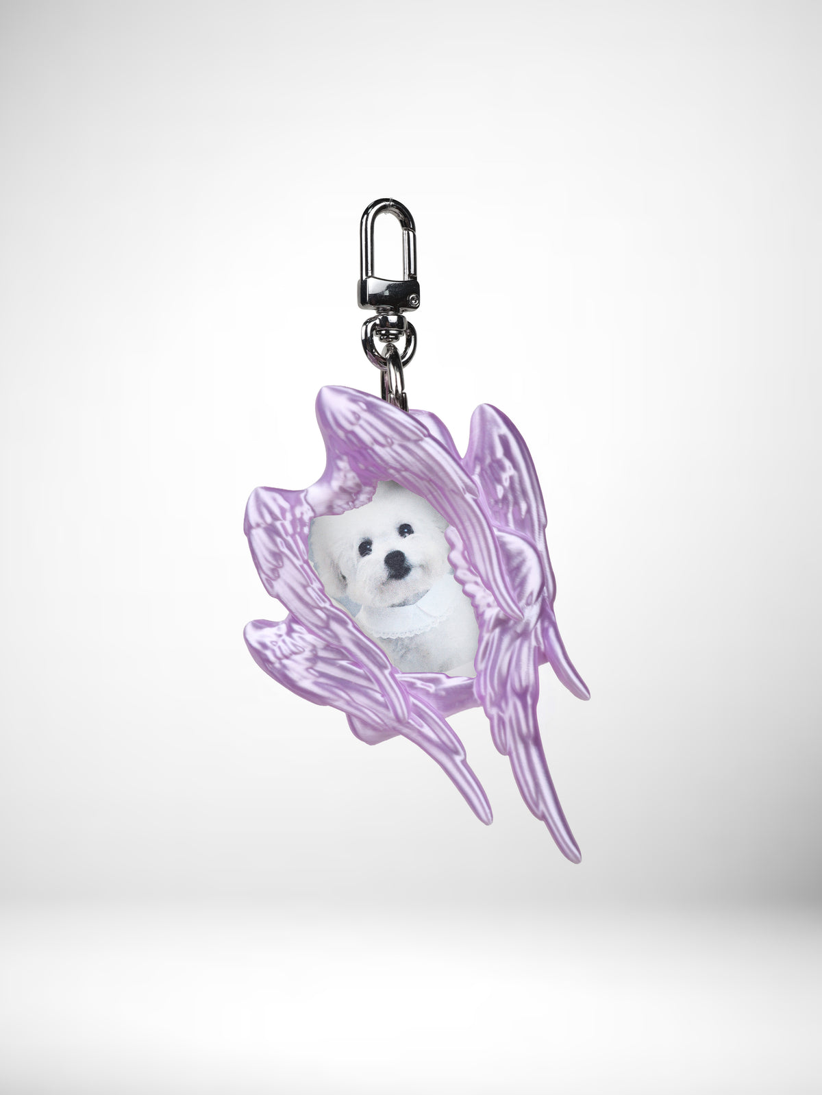 YANZHUJI | MINI Seraph (6-Winged Angel) 3D-Printed Photo Card Holder for 2-Inch Cards, Original Design, Stan Gumi, K-Pop & Anime Card Sleeve with Unique 6 Wings Angel