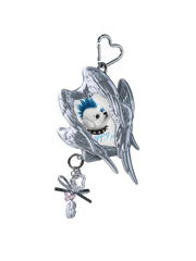 YANZHUJI | Seraph (6 Winged Angel) 3D Printed Photo Card Holder for 3/3.5 Inch Cards, Original Design, Stan Gumi, K Pop & Anime Card Sleeve with Unique 6 Wings Angel