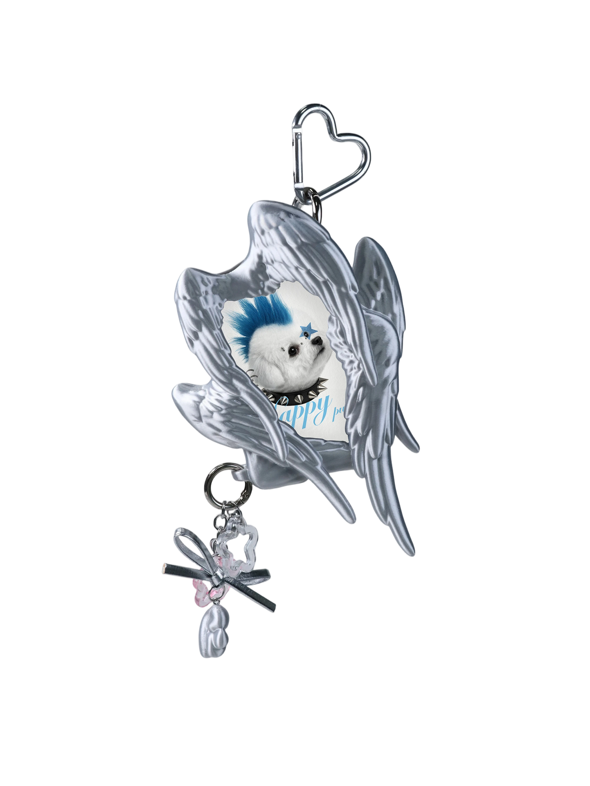 YANZHUJI | Seraph (6 Winged Angel) 3D Printed Photo Card Holder for 3/3.5 Inch Cards, Original Design, Stan Gumi, K Pop & Anime Card Sleeve with Unique 6 Wings Angel