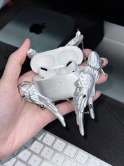 YANZHUJI | Seraph (6-Winged Angel) 3D-Printed Flexible Case for AirPods, Original Design