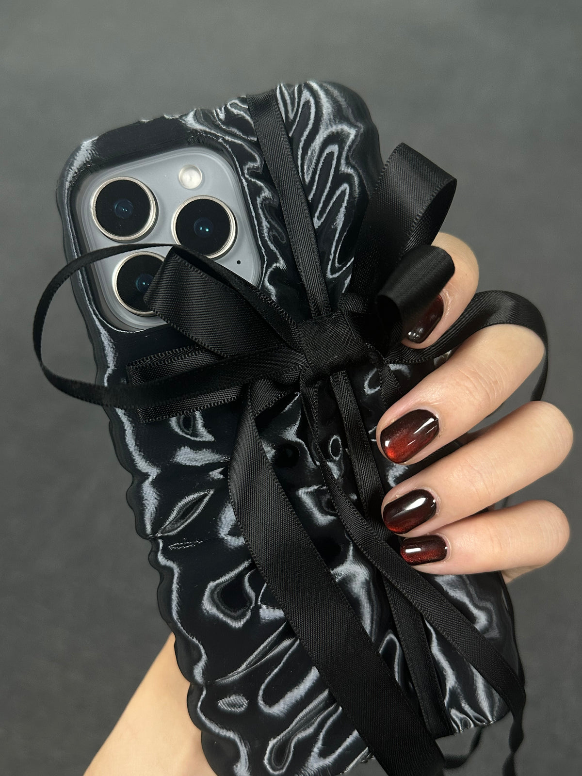 YANZHUJI | Satin Gloss Phone Case for iPhone-3D Printed With Flexible Material, Girlhood, y2k style, Original Design