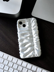 YANZHUJI | Satin Gloss Phone Case for iPhone-3D Printed With Flexible Material, Girlhood, y2k style, Original Design