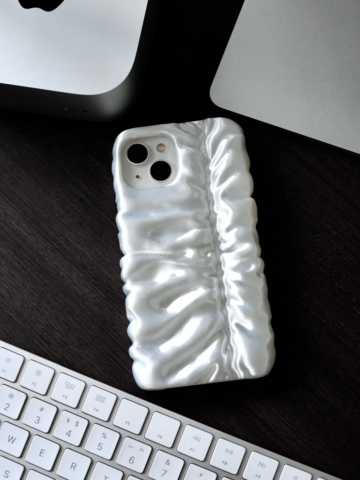YANZHUJI | Satin Gloss Phone Case for iPhone-3D Printed With Flexible Material, Girlhood, y2k style, Original Design
