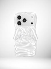 YANZHUJI | Cherub Wing Silk Phone Case 3D-Printed Flexible Shockproof Aesthetic Phone Case for iPhone Series, Protective Shell, Mobile Phone Accessory