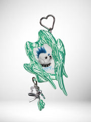 YANZHUJI | Seraph (6 Winged Angel) 3D Printed Photo Card Holder for 3/3.5 Inch Cards, Original Design, Stan Gumi, K Pop & Anime Card Sleeve with Unique 6 Wings Angel