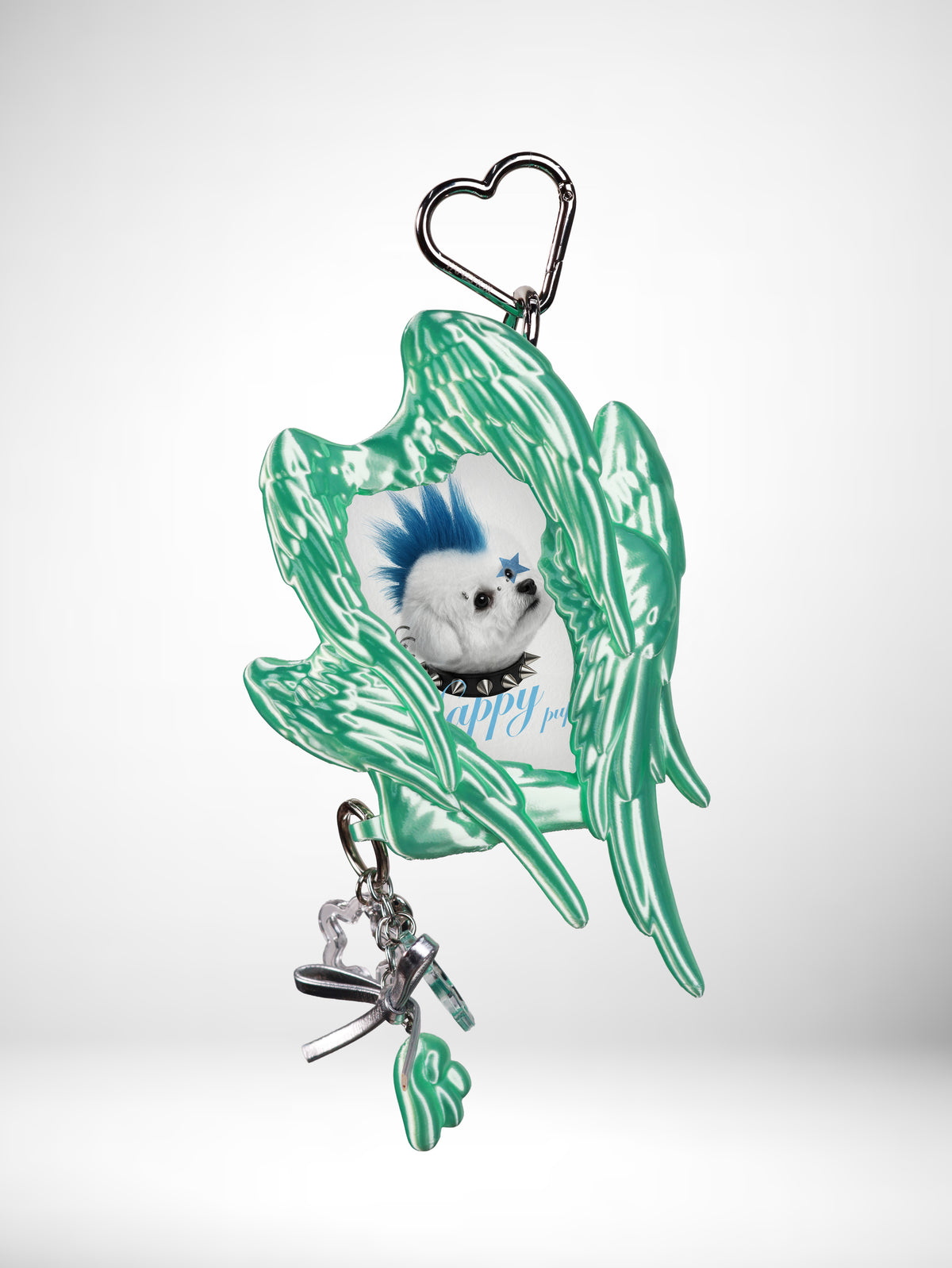 YANZHUJI | Seraph (6 Winged Angel) 3D Printed Photo Card Holder for 3/3.5 Inch Cards, Original Design, Stan Gumi, K Pop & Anime Card Sleeve with Unique 6 Wings Angel