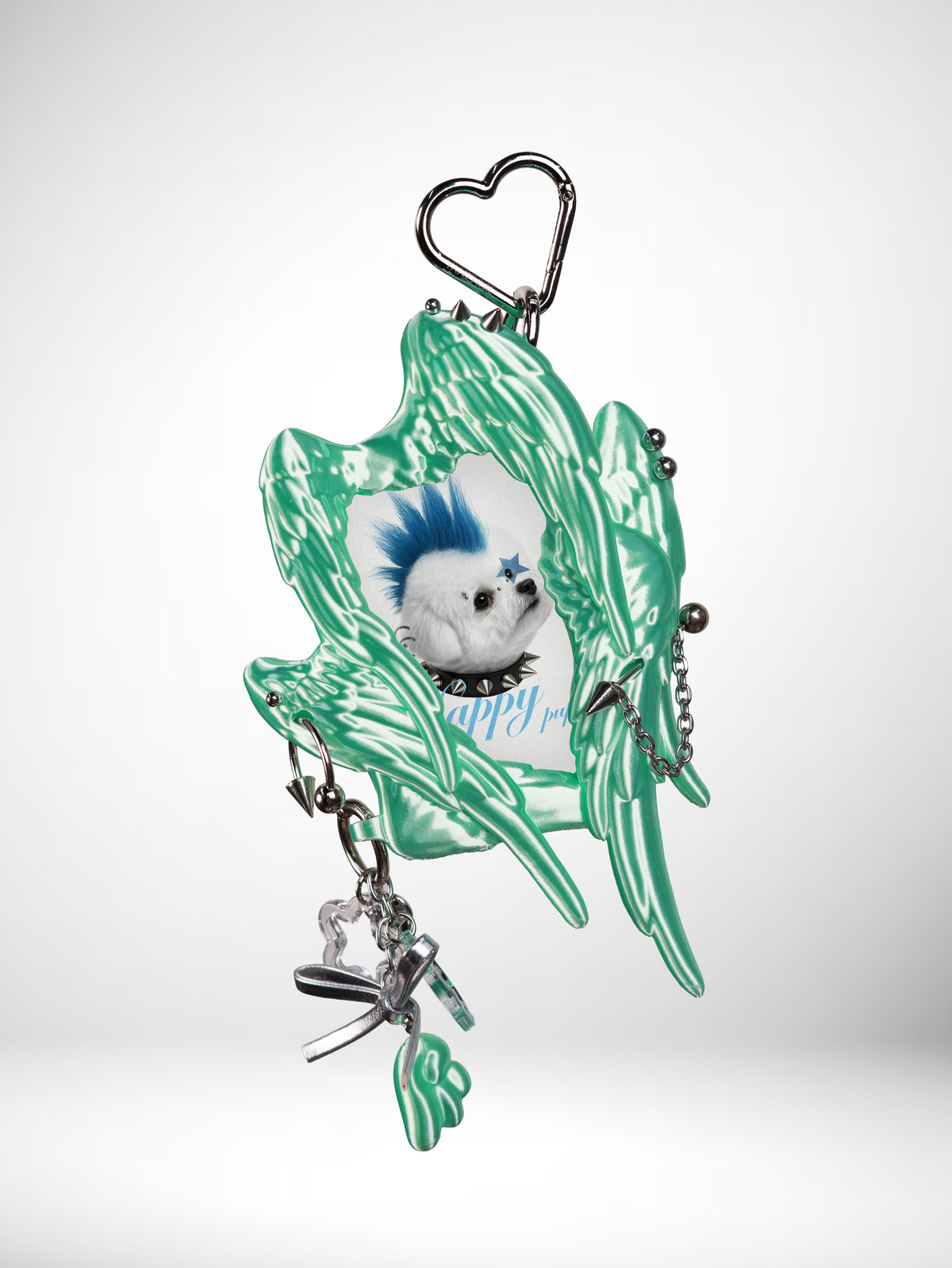 YANZHUJI | Seraph (6 Winged Angel) 3D Printed Photo Card Holder for 3/3.5 Inch Cards, Original Design, Stan Gumi, K Pop & Anime Card Sleeve with Unique 6 Wings Angel