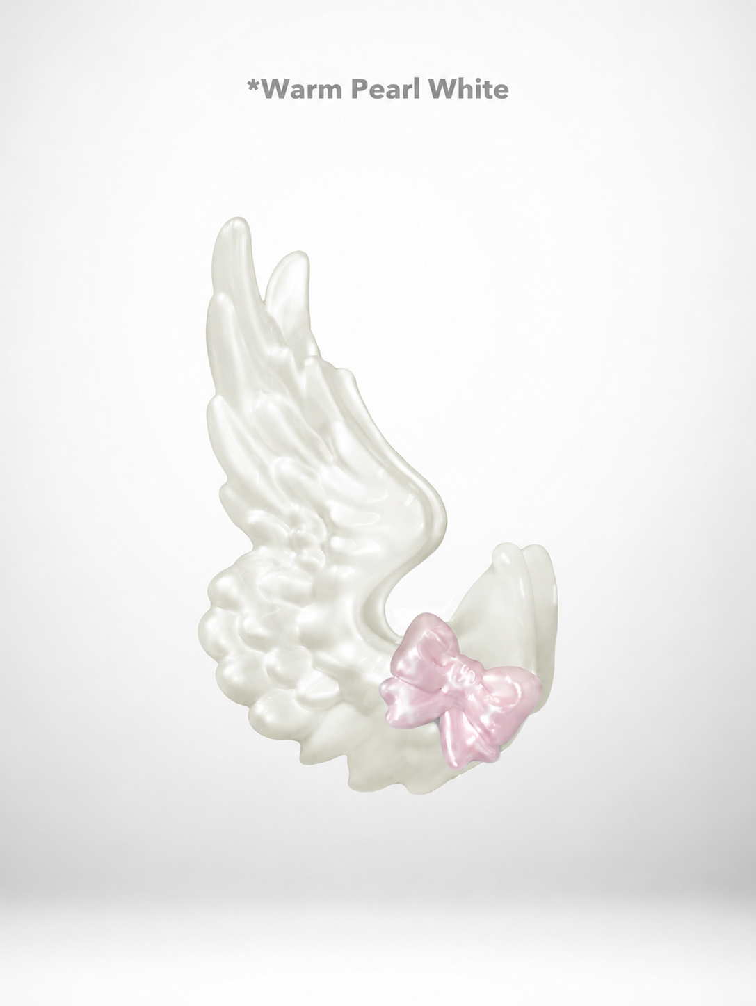 Dreamy Angel Wing Hair Claw Clip, Cute Fashionable Hair Accessory forGirls, Interchangeable Magnetic Bow,  Injection-Molded ABS
