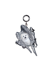 YANZHUJI | MINI Seraph (6-Winged Angel) 3D-Printed Photo Card Holder for 2-Inch Cards, Original Design, Stan Gumi, K-Pop & Anime Card Sleeve with Unique 6 Wings Angel